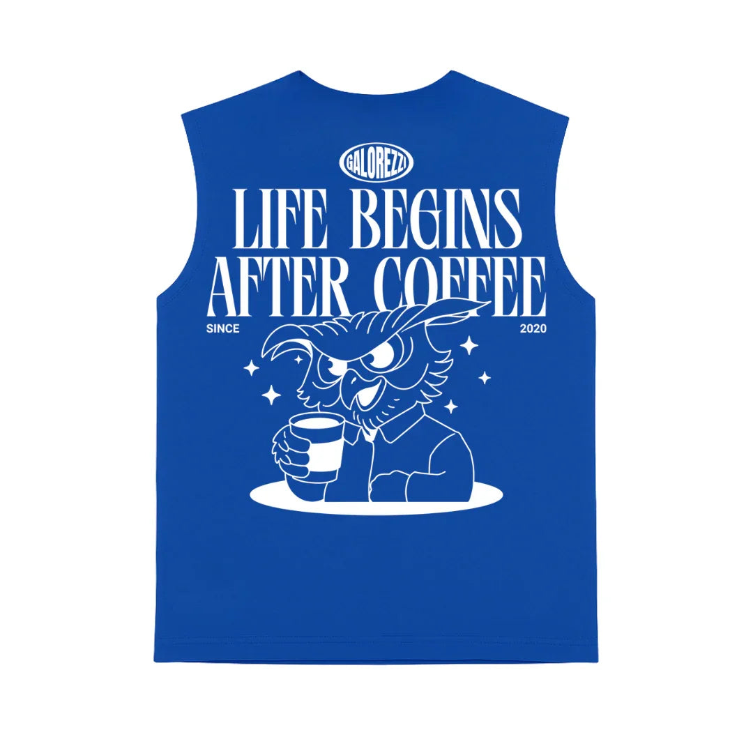 Regata Oversized Azul After Coffee