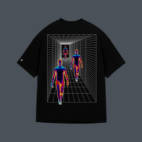 Camiseta Oversized Preta Humans