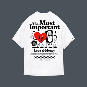 Camiseta Oversized Branca The Most Important