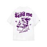 Camiseta Oversized Branca Fuck Nudes