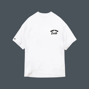 Camiseta Oversized Branca Save Earth