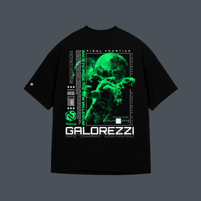 Camiseta Oversized Preta Asteroids