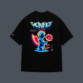 Camiseta Oversized Preta Sacrifice