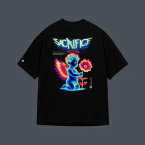 Camiseta Oversized Preta Sacrifice