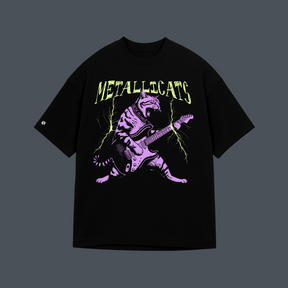 Camiseta Oversized Preta Metallicats