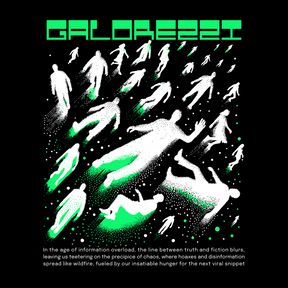 Camiseta Oversized Preta Chaos