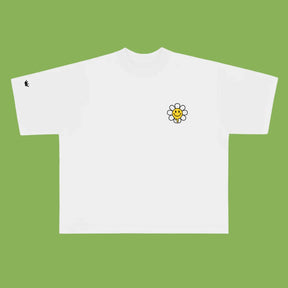 Camiseta Boxy Branca No Idea