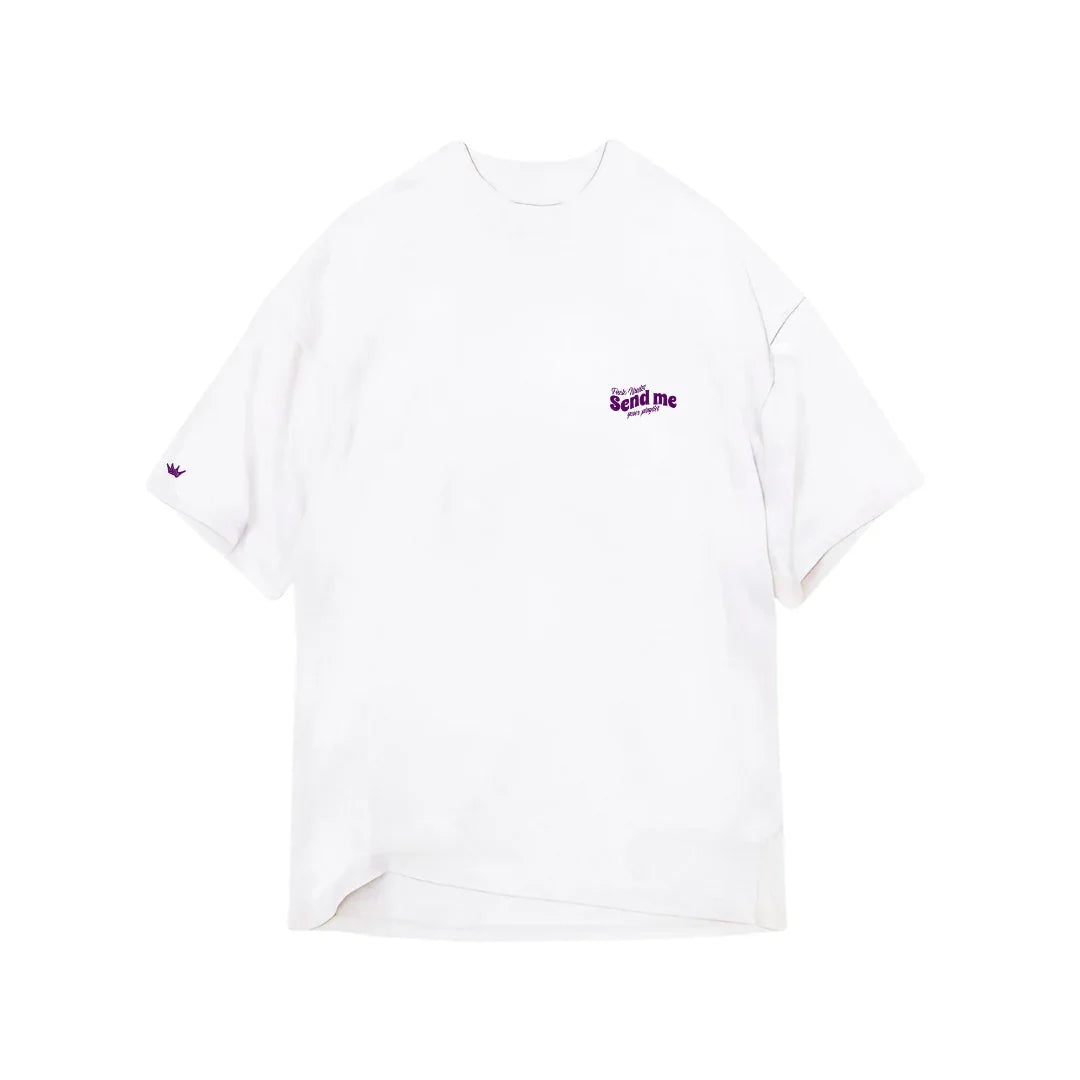 Camiseta Oversized Branca Fuck Nudes