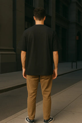 Camiseta Oversized Preta Galorezzi