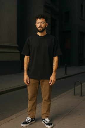 Camiseta Oversized Preta Galorezzi