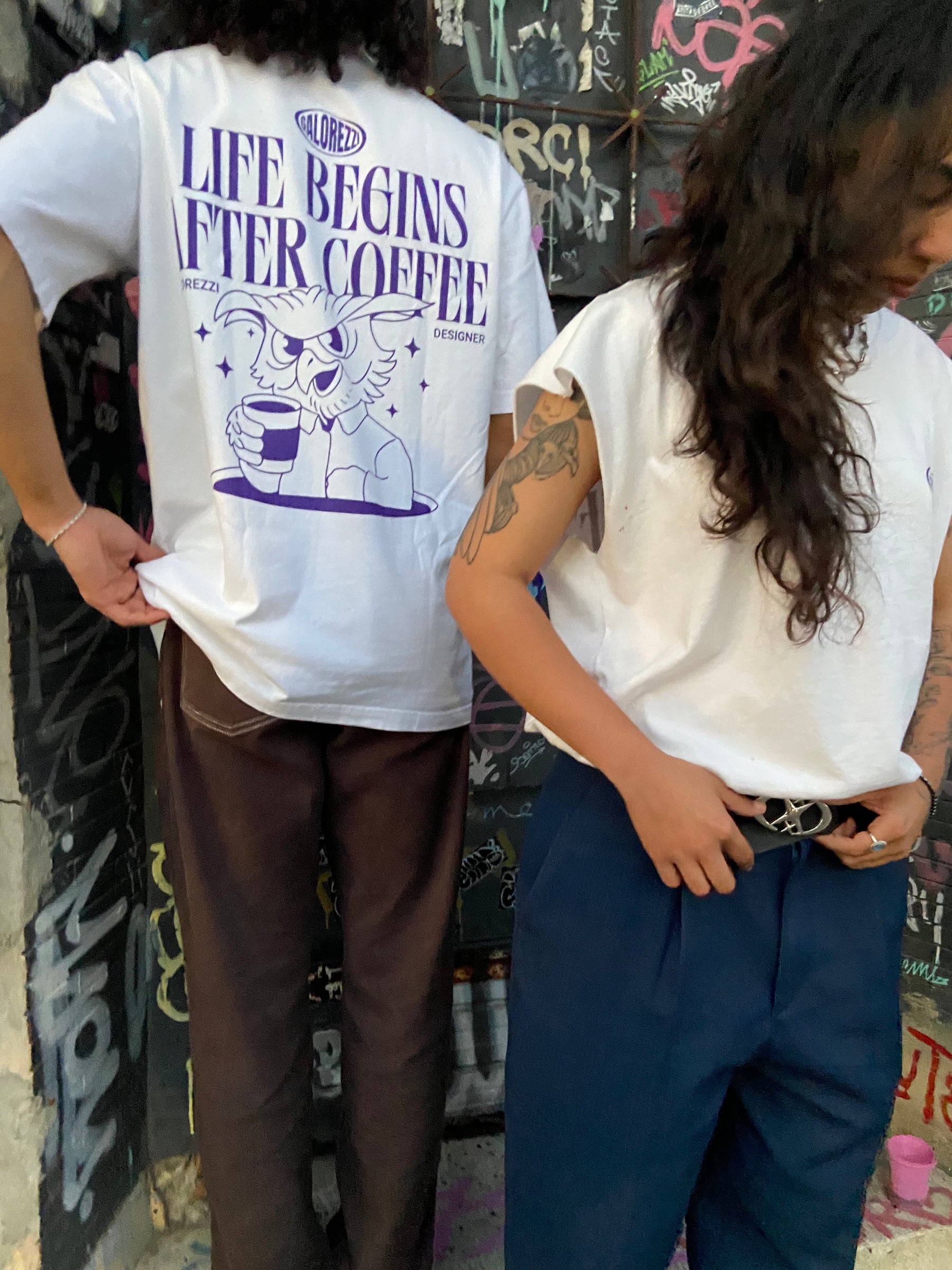 Regata Oversized Branca After Coffee