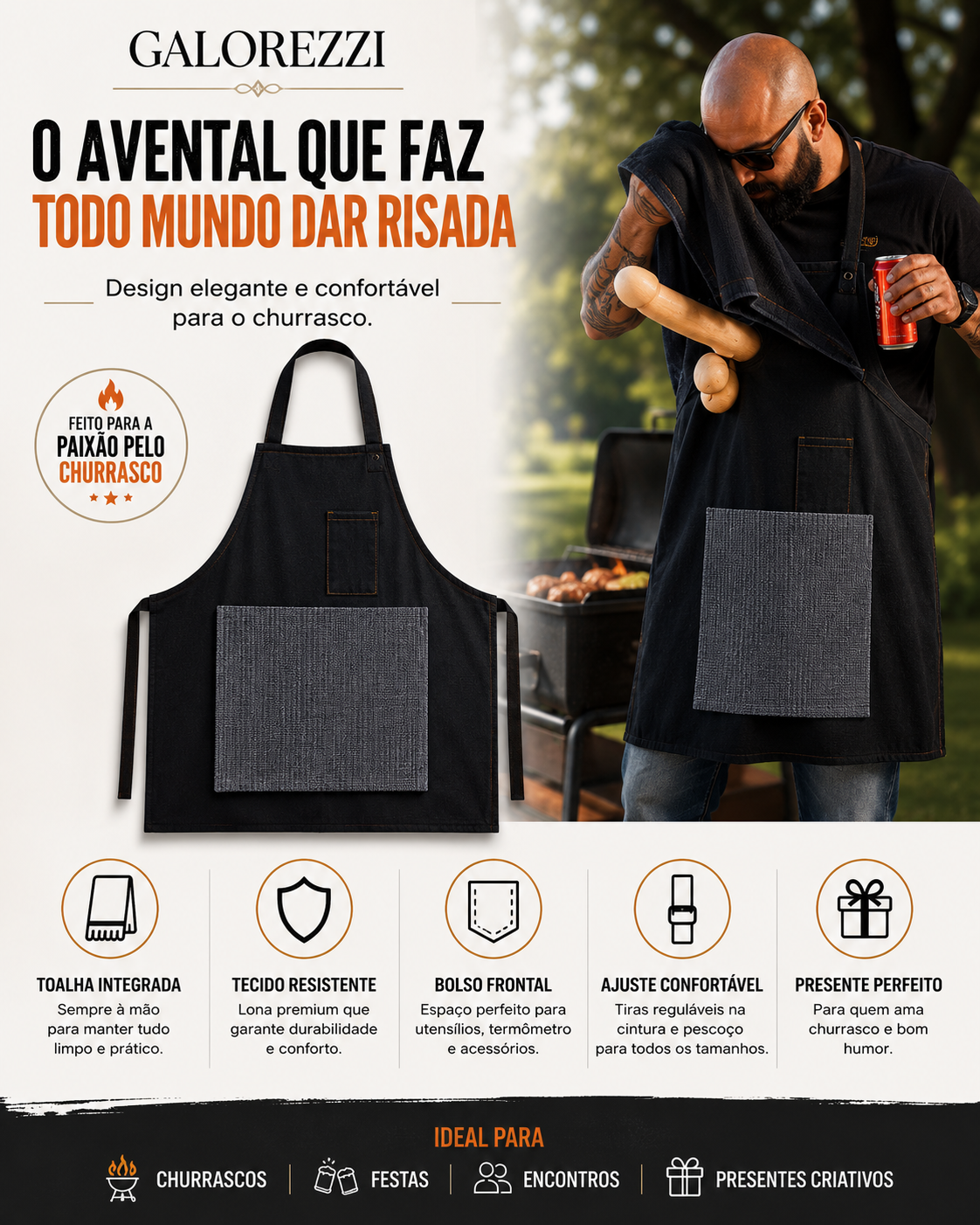 O Avental Que Todo Churrasqueiro Vai Querer Usar